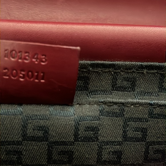 Rare VTG Gucci Limited Leather Baguette Long Style Bag - Picture 11 of 17